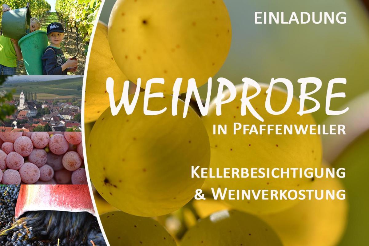 Ferienwohnung Am Weinberg - stilvoll, ruhig, zum wohlfühlen Pfaffenweiler Exterior foto